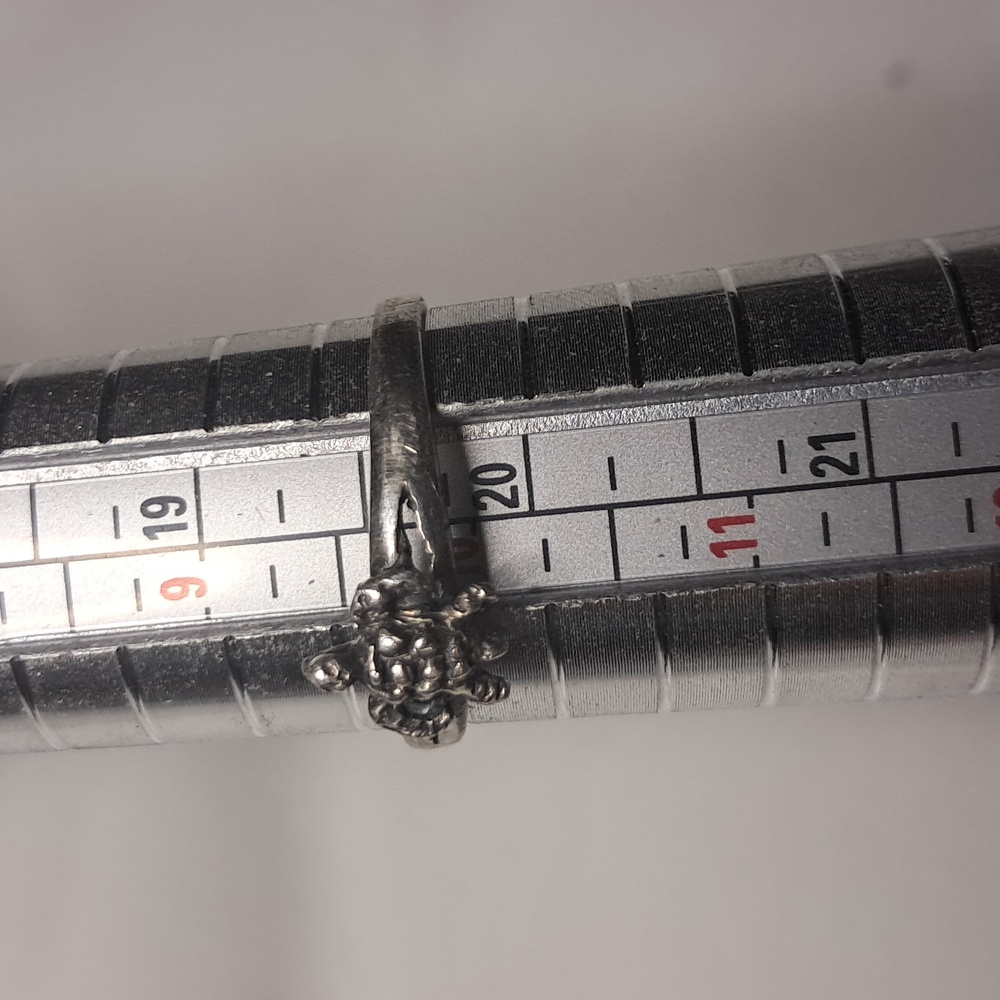 Tiny Turtle Ring In .925 Sterling - image 2